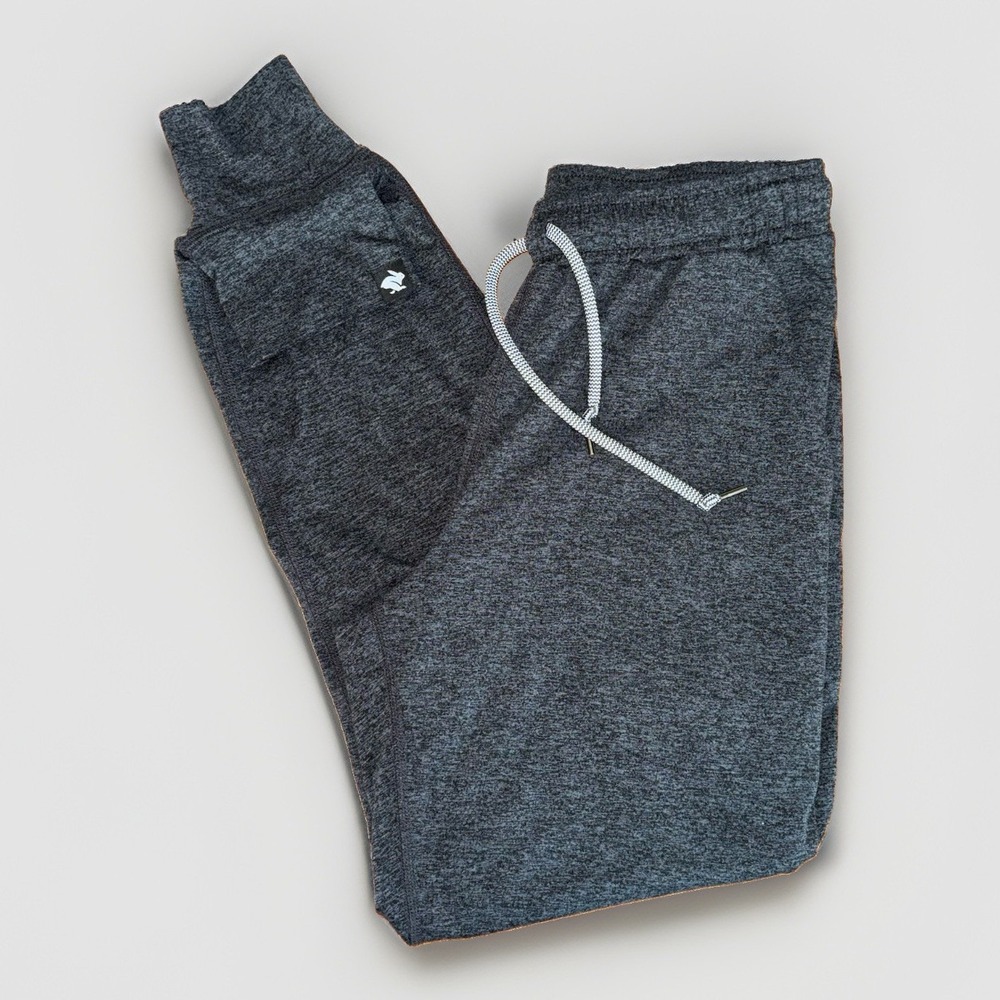 Rabbit EZ Joggers in a Heathered Charcoal Gray Soft Stretch Lightweight Size: S